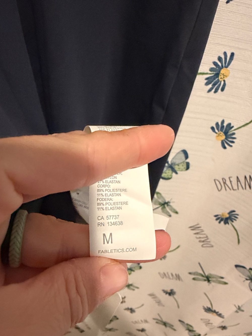 Fabletics Navy Sleeveless V‑Neck Mini Dress - Picture 6 of 6
